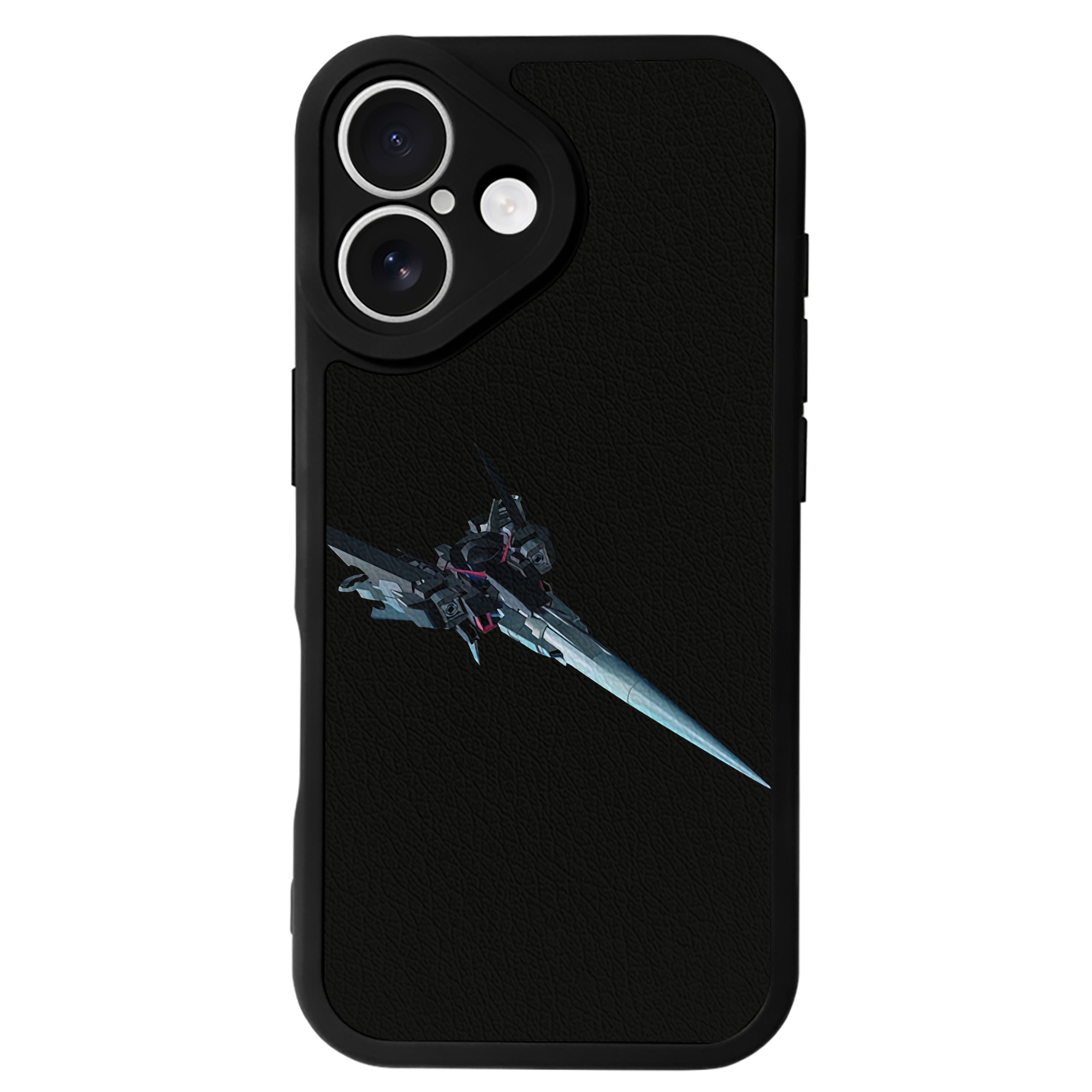（画像用） 機動戦士ガンダム Mobile Suit Gundam 【iPhone 16シリーズ対応】シリコンスマホケース（レザー調） 材質：シリコン